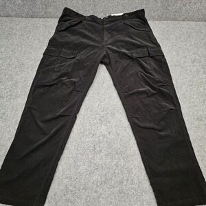Mode of One Mens Cargo Pants Corduroy Relaxed Fit Utility Black 40 NWT‎